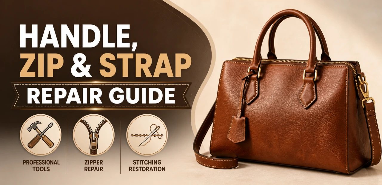 Leather Bag Handle, Strap & Zip Repair Guide