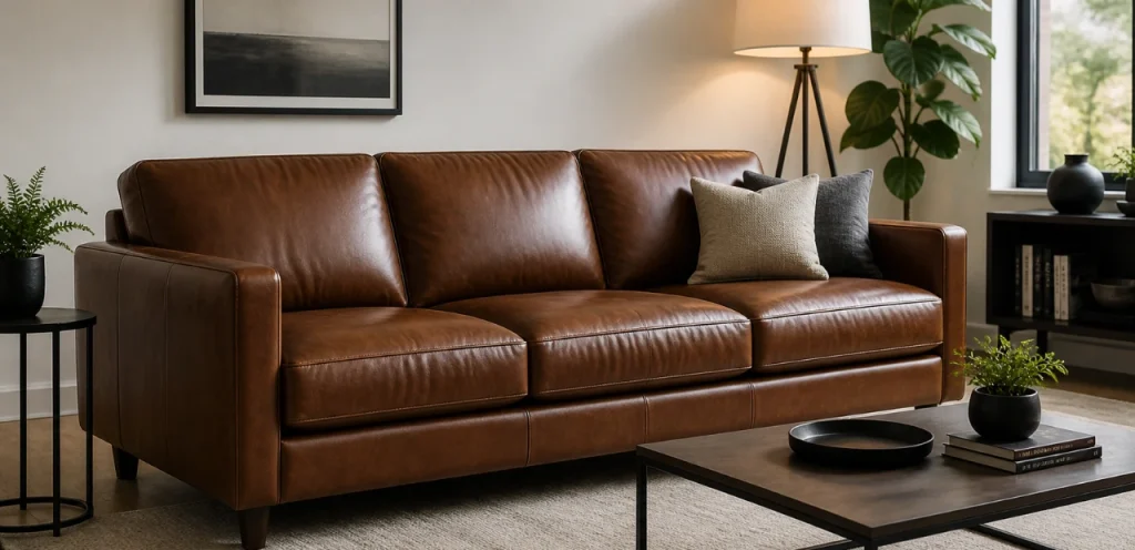 leather sofa cleaning process at home
