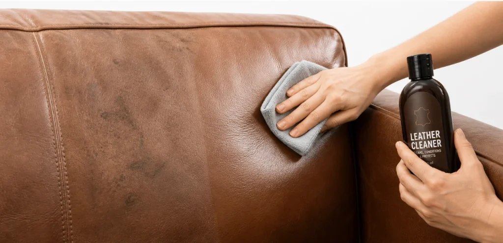 how to repair leather sofa process