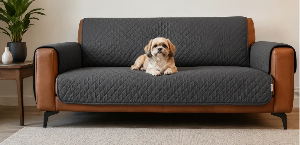 pet protection cover for leather sofa